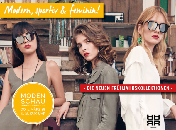 FS18 Modenschau Frühjahr 2018 Modehaus Heuberger